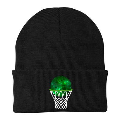 St Patricks Day Shamrock Basketball Irish Beanie