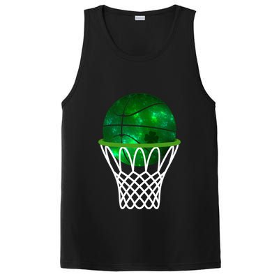 St Patricks Day Shamrock Basketball Irish PosiCharge Competitor Tank