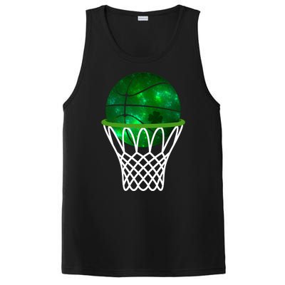 St Patricks Day Shamrock Basketball Irish PosiCharge Competitor Tank