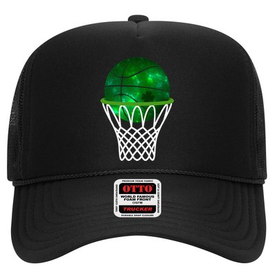 St Patricks Day Shamrock Basketball Irish Trucker Hat