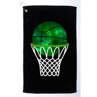 St Patricks Day Shamrock Basketball Irish Golf Towel