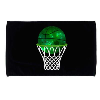 St Patricks Day Shamrock Basketball Irish Microfiber Hand Towel