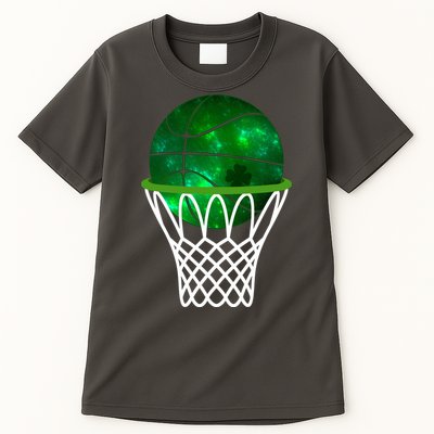 St Patricks Day Shamrock Basketball Irish Tall T-Shirt