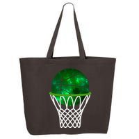 St Patricks Day Shamrock Basketball Irish 25L Jumbo Tote