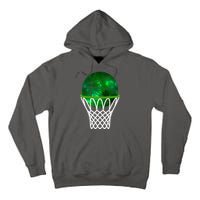 St Patricks Day Shamrock Basketball Irish Tall Hoodie