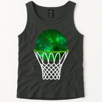 St Patricks Day Shamrock Basketball Irish Tank Top