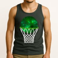 St Patricks Day Shamrock Basketball Irish Tank Top