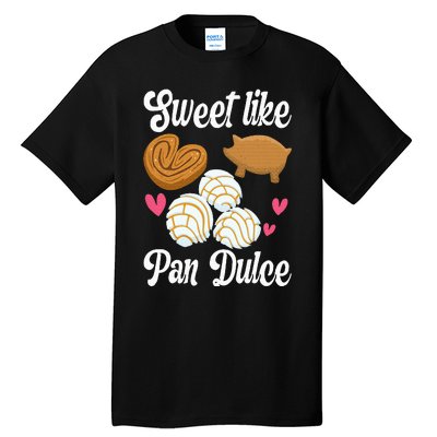 Sweet Pan Dulce Conchas Latina Mexican Mujer Concha Pastry Tall T-Shirt