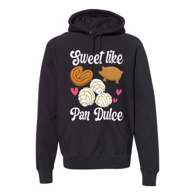 Sweet Pan Dulce Conchas Latina Mexican Mujer Concha Pastry Premium Hoodie