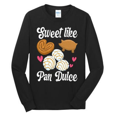 Sweet Pan Dulce Conchas Latina Mexican Mujer Concha Pastry Tall Long Sleeve T-Shirt