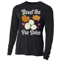 Sweet Pan Dulce Conchas Latina Mexican Mujer Concha Pastry Cooling Performance Long Sleeve Crew