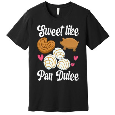 Sweet Pan Dulce Conchas Latina Mexican Mujer Concha Pastry Premium T-Shirt