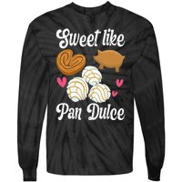 Sweet Pan Dulce Conchas Latina Mexican Mujer Concha Pastry Tie-Dye Long Sleeve Shirt