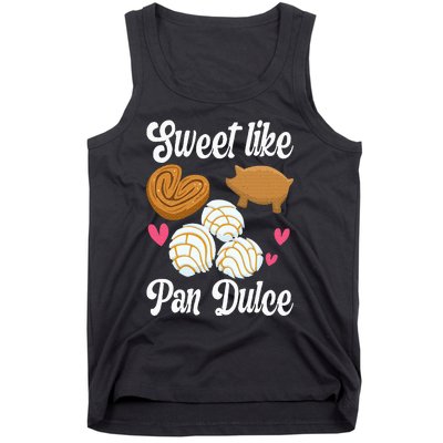 Sweet Pan Dulce Conchas Latina Mexican Mujer Concha Pastry Tank Top