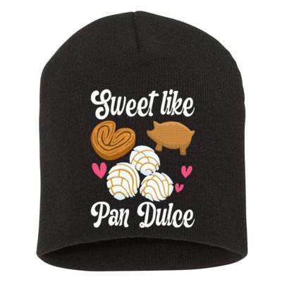 Sweet Pan Dulce Conchas Latina Mexican Mujer Concha Pastry Short Acrylic Beanie