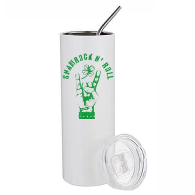 St. Patrick's Day Shamrock N' Roll Stainless Steel Tumbler