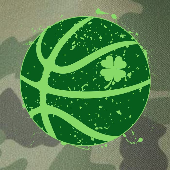 St Patrick's Day Lucky Shamrock Paint Splat Basketball Legacy Tie Dye Trucker Hat