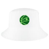 St Patrick's Day Lucky Shamrock Paint Splat Basketball Cool Comfort Performance Bucket Hat