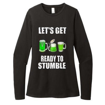 Saint Patrick's Day Lets Get Readyo Stumble Womens CVC Long Sleeve Shirt