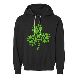 St Patricks Day Shamrock Funny Cute Shamrock St Patricks Day Garment-Dyed Fleece Hoodie