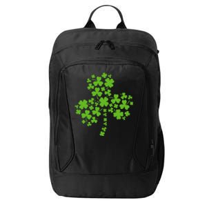 St Patricks Day Shamrock Funny Cute Shamrock St Patricks Day City Backpack