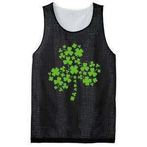 St Patricks Day Shamrock Funny Cute Shamrock St Patricks Day Mesh Reversible Basketball Jersey Tank