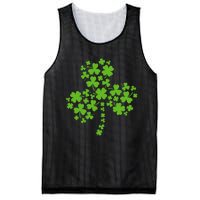 St Patricks Day Shamrock Funny Cute Shamrock St Patricks Day Mesh Reversible Basketball Jersey Tank