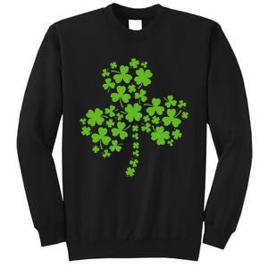 St Patricks Day Shamrock Funny Cute Shamrock St Patricks Day Tall Sweatshirt