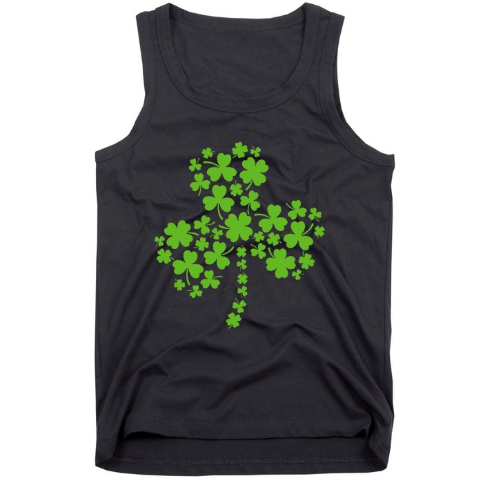 St Patricks Day Shamrock Funny Cute Shamrock St Patricks Day Tank Top