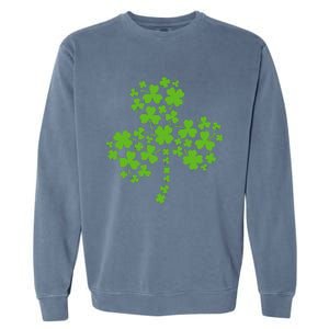 St Patricks Day Shamrock Funny Cute Shamrock St Patricks Day Garment-Dyed Sweatshirt