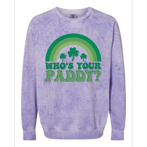 St Patricks Day Funny Gift Colorblast Crewneck Sweatshirt