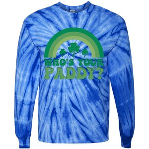 St Patricks Day Funny Gift Tie-Dye Long Sleeve Shirt