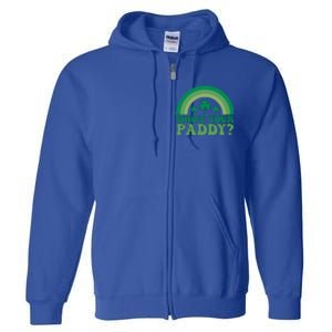 St Patricks Day Funny Gift Full Zip Hoodie