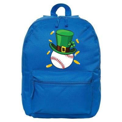 St Patricks Day Baseball Leprechaun Irish Catcher Gift 16 in Basic Backpack