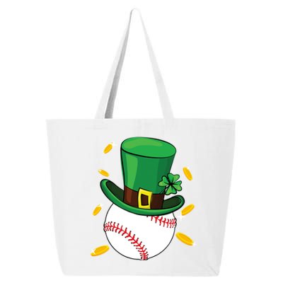 St Patricks Day Baseball Leprechaun Irish Catcher Gift 25L Jumbo Tote