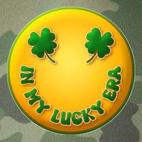 St Patricks Day In My Lucky Era Smiley Emoji Legacy Tie Dye Trucker Hat