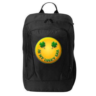 St Patricks Day In My Lucky Era Smiley Emoji City Backpack