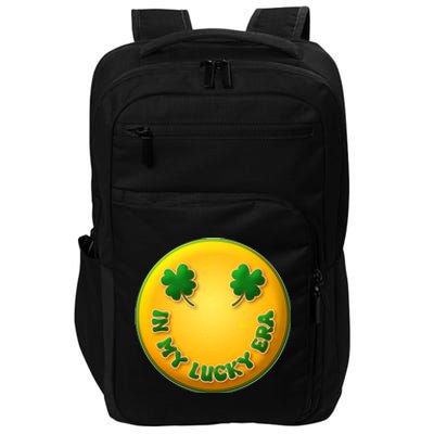 St Patricks Day In My Lucky Era Smiley Emoji Impact Tech Backpack