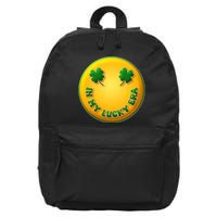 St Patricks Day In My Lucky Era Smiley Emoji 16 in Basic Backpack