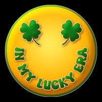 St Patricks Day In My Lucky Era Smiley Emoji 16 in Basic Backpack