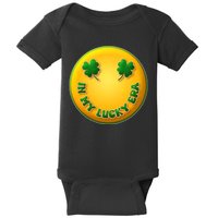 St Patricks Day In My Lucky Era Smiley Emoji Baby Bodysuit