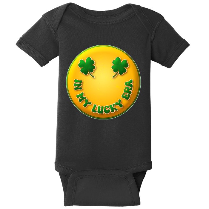 St Patricks Day In My Lucky Era Smiley Emoji Baby Bodysuit