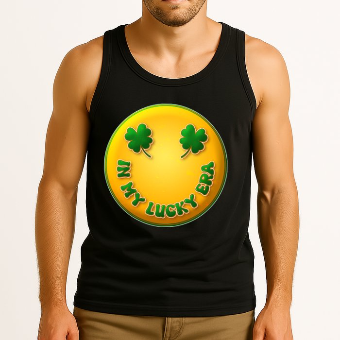 St Patricks Day In My Lucky Era Smiley Emoji Tank Top