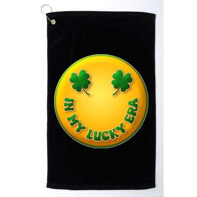 St Patricks Day In My Lucky Era Smiley Emoji Golf Towel