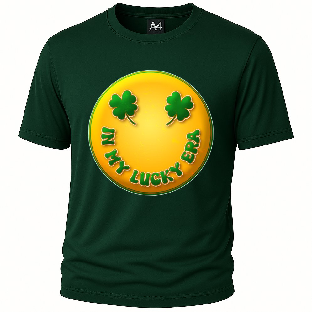 St Patricks Day In My Lucky Era Smiley Emoji Performance Shirt