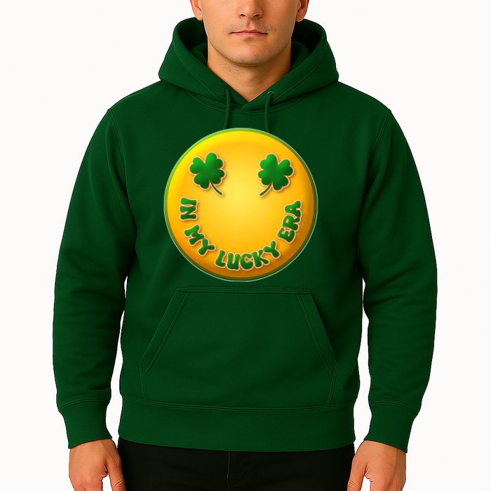 St Patricks Day In My Lucky Era Smiley Emoji Hoodie