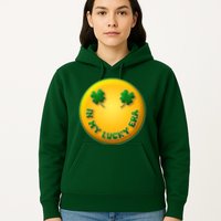 St Patricks Day In My Lucky Era Smiley Emoji Hoodie
