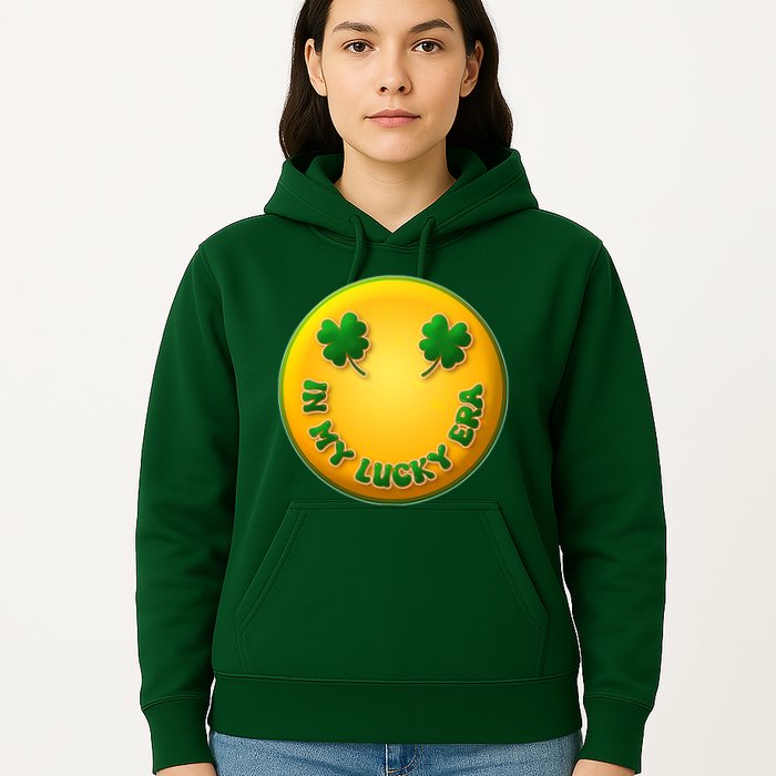 St Patricks Day In My Lucky Era Smiley Emoji Hoodie