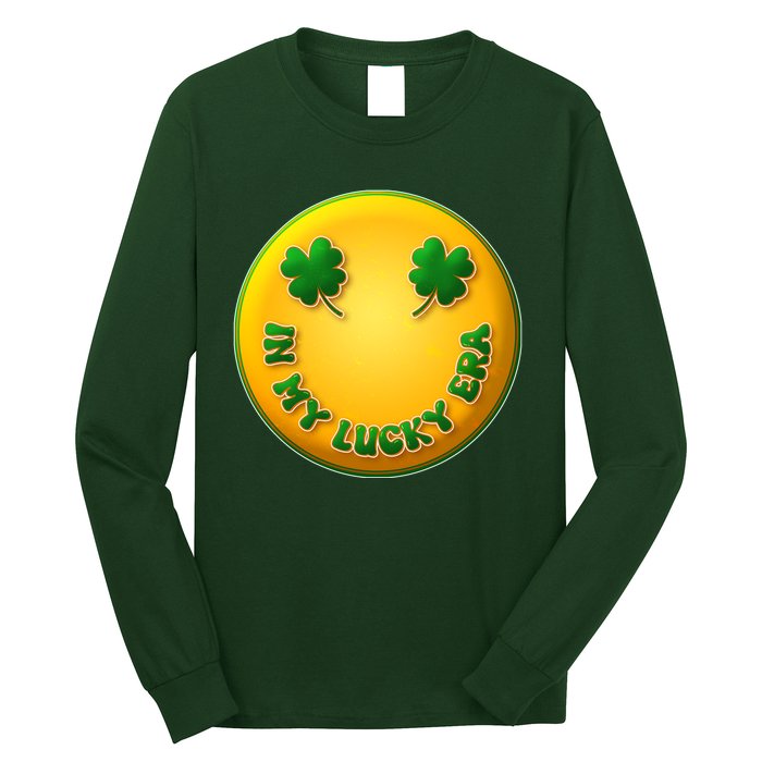 St Patricks Day In My Lucky Era Smiley Emoji Long Sleeve Shirt