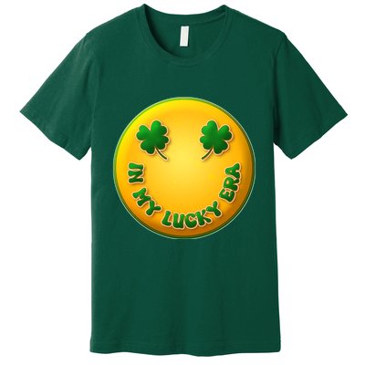 St Patricks Day In My Lucky Era Smiley Emoji Premium T-Shirt